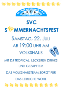 Plakat Sommernachtsfest 2023
